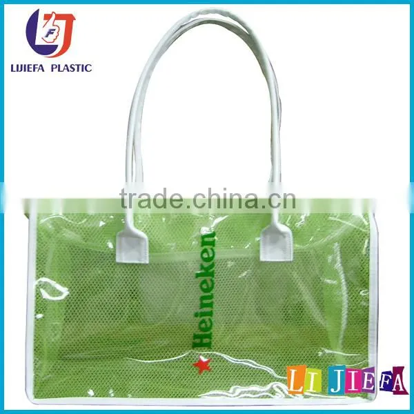 Inflatable green transparent PVC handbag ,PVC handbag ,Inflatable beach handbag,Inflatable Air handbag