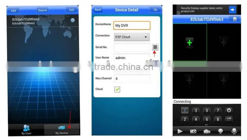 Full HD 1080P NVR,p2p, 8ch 1080P NVR with 7inch LCD screen