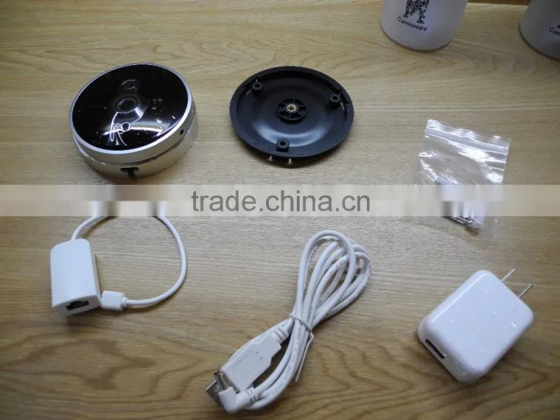 Camnoopy Temperature and humidity CE, FCC, Rohs, new design plug and play smart home hd cctv wireless IP camera