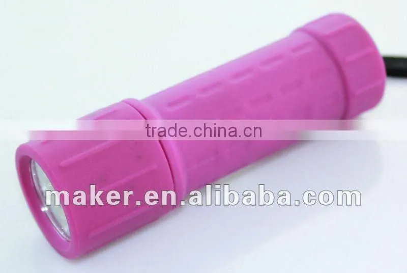 9 LED Plastic Flashlight