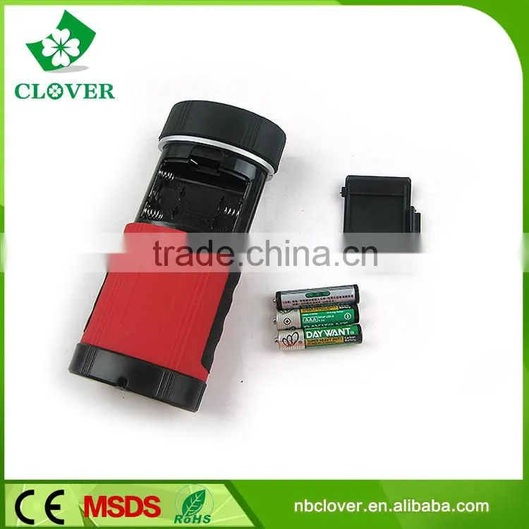 3+16 LED adjustable hunting flashlight plastic torch