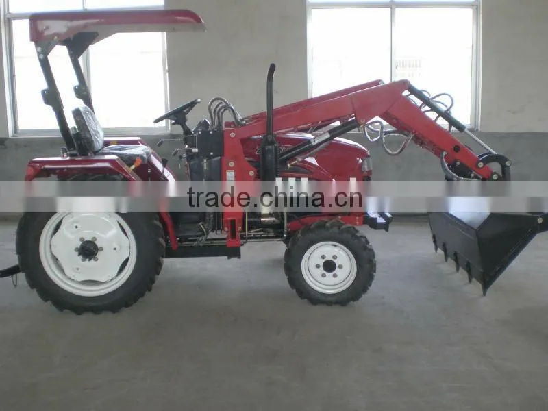 CE certificate TZ-3 Front end loader with Standard bucket for DQ254 25HP 4WD tractor