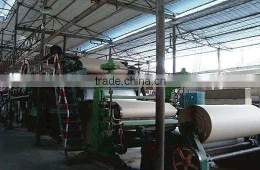 1880 model fluting paper machine