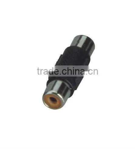 audio video rca jack to rca jack connector pvc fittings rca jack