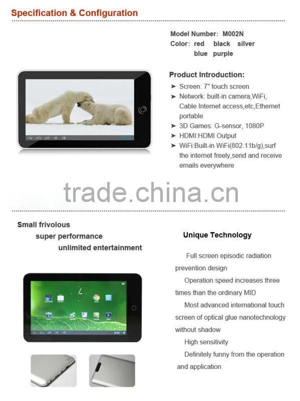 Dual-Core Tablet Pc,Mini Tablet Pc, Education Tablet Pc