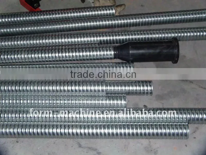 Spiral corrugated steel pipe making machine with stable performance