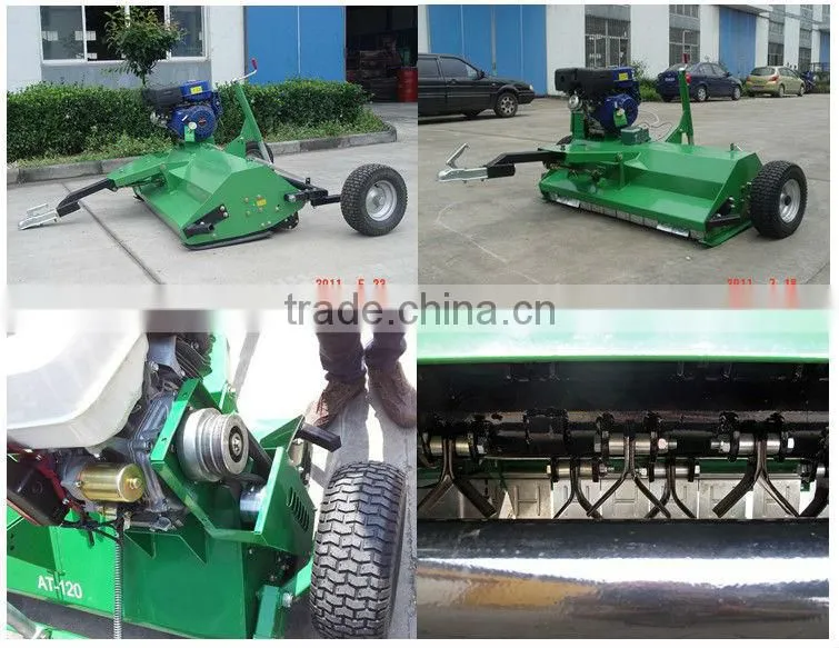Top quality tractor attachment honda engine atv finishing mower for tractors AT120