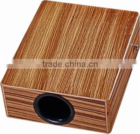 tavel cajon, drum box, zebrawood cajon