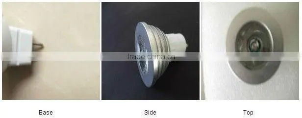 CE RoHS MR16 3W led spotlight light fixture