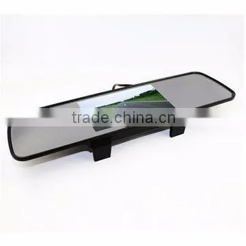 HJT Car Dash Cam Rear View 4.3 inch Mirror Bluetooth Camera with Auto-adjust Brightness Rearview Mirror universal for all cars