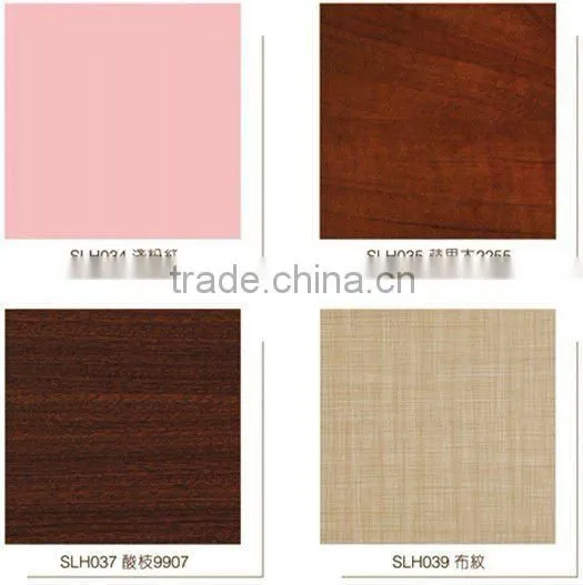 mdf e1 board 15mm with color melamine and pvc edge banding