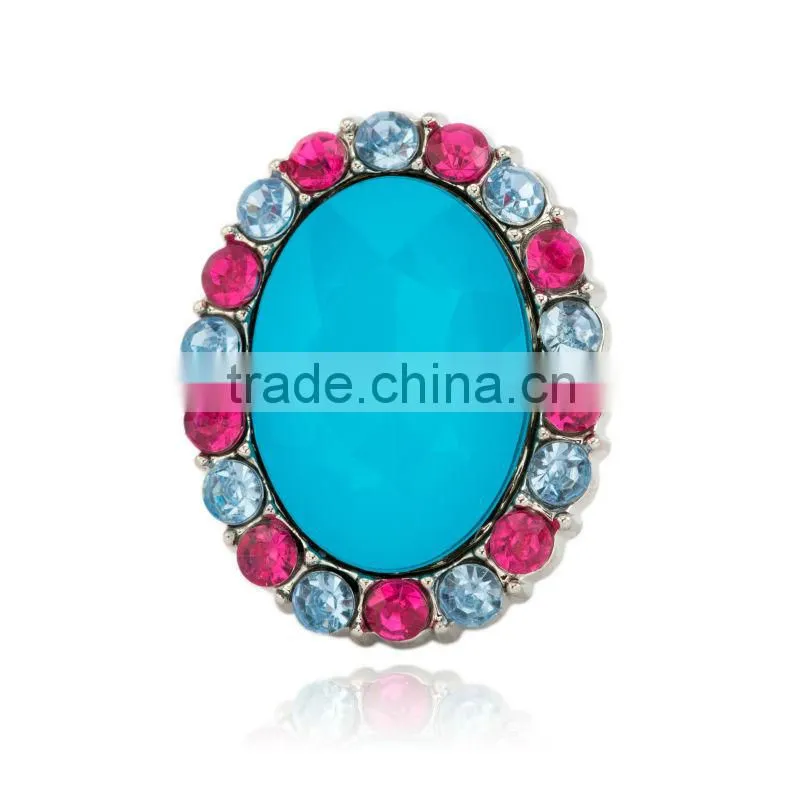 Princess Oval Shaped Bulk Crystal Fashion Rhinestone Buttons