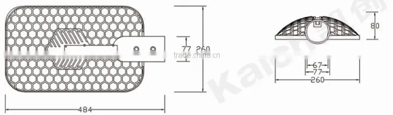 Solar Pv Led Street Light 50W
