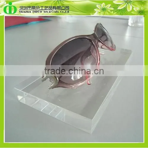 DDU-0011 ISO9001 Chinese Factory Wholesale SGS Test Crystal Clear Display Sunglasses