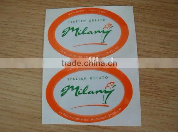 Removeable sticker