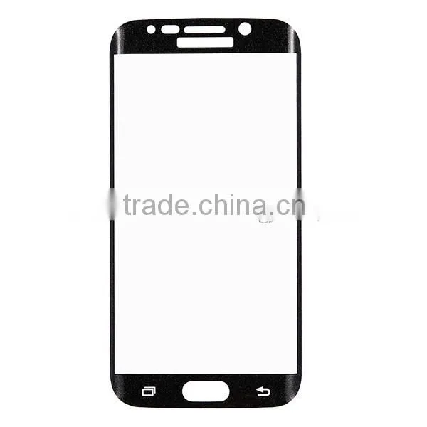 3D Curved Full Cover Tempered Glass for Samsung S6 Edge Screen Protector Black