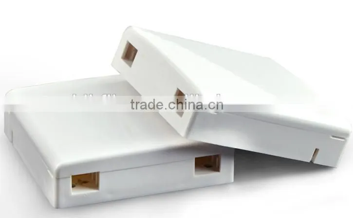 Network wall jack face plate 86 type,86*86 type socket wall face plate with dual ports