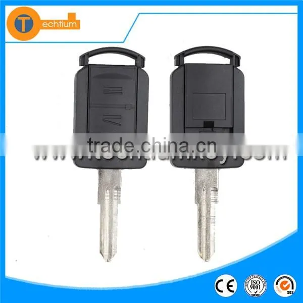 2 button switch remote car key shell wholesale with high quality left blade for opel astra h g vectra zafira corsa