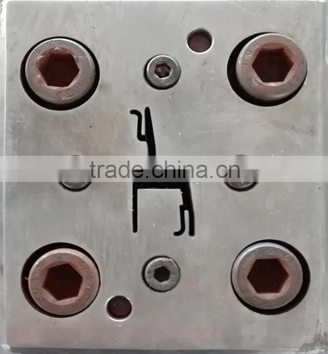 Gray h shape PVC/TPE plastic profile extrusion