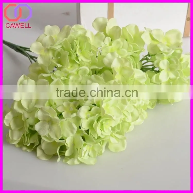 5 heads blue and white hydrangea bouquet cheap artificial hydrangea flower
