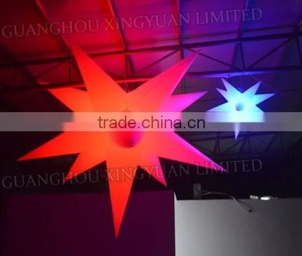 Party decoration night light inflatable star balloon in hot sale