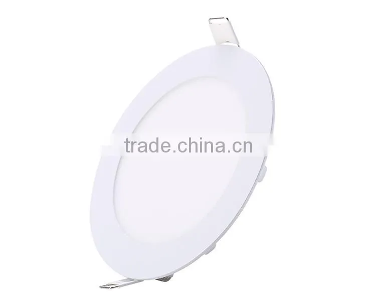 Warm white/cold white low price dimmable ceiling 12w round led panel light