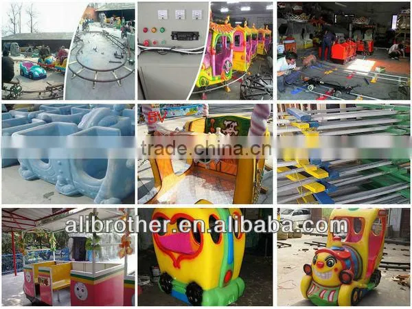 New design high quality cheapest Amusement Outdoor Playground Electric Mini Track Train