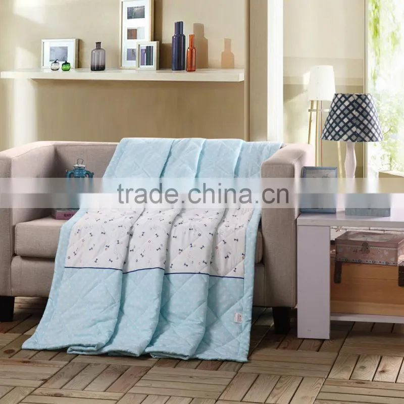 China manufacturer embroidered pure silk fabric for bed linen bedding set 3d 100% polyester wholesale