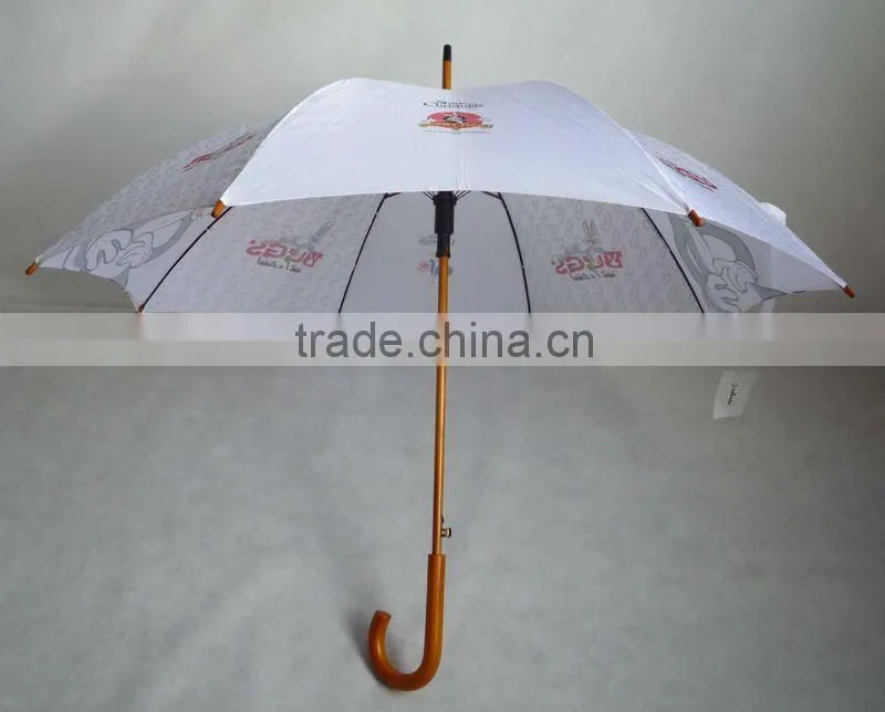 Rain or promotional straight bamboo umbrella