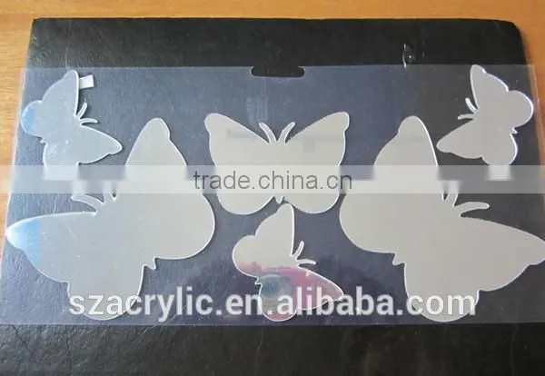 magnetic glass mirror sticker