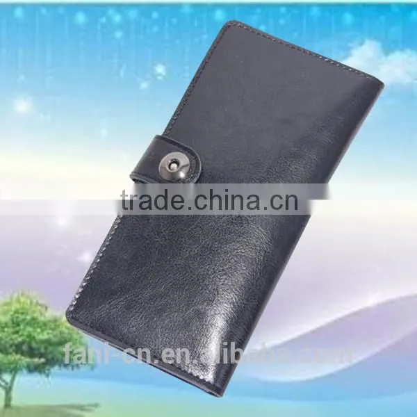 2015 new arrival and latest design ladies leather clutch purse with many colors choosing