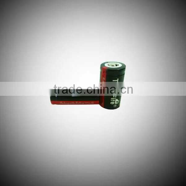 Factory directly sale, TrustFire 3.7Volt 880mAh 16340 Protected high recycle rechargeable battery holder from original factory