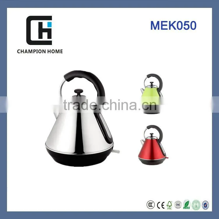 Plastic and Stainless steel Eletric Water Kettle with CE CB Certification
