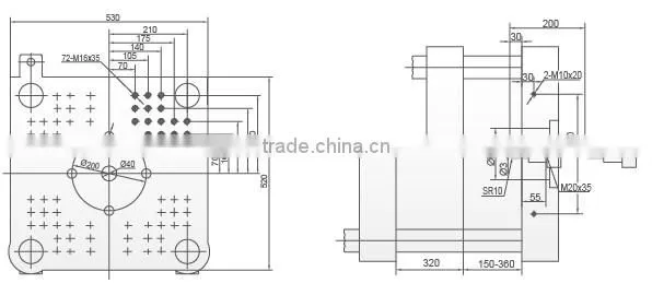 Top quality classic rubber injection moulding machine