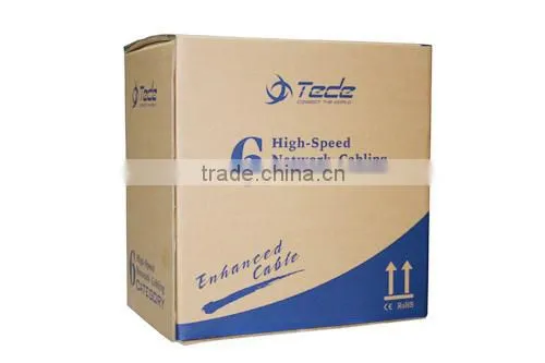 lan cable cat6 FTP/UTP pure copper with passed fluke test