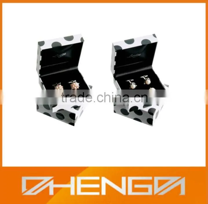 High Quality Customized Made in China Luxury Cufflink Packaging Boxes