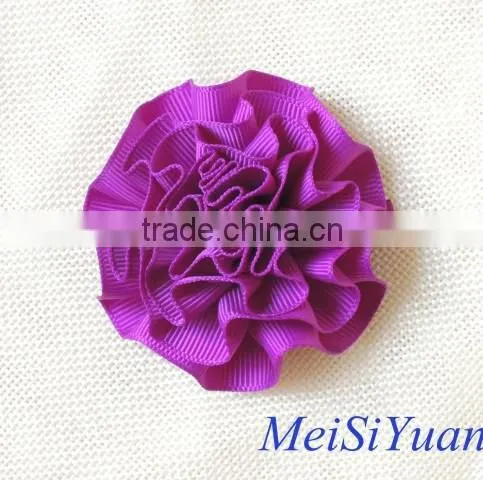 Supply Decorative Handmade Satin Ribbon Flowers giant layer trim flower hat and garment accessories