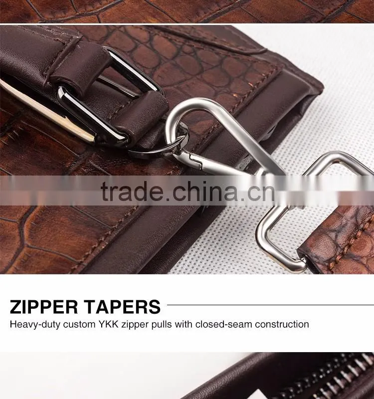 QIALINO hand bag italian leather briefcase laptop bag leather for macbook air/pro 12 13