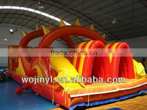 Adrenaline rush extreme inflatable obstacle course