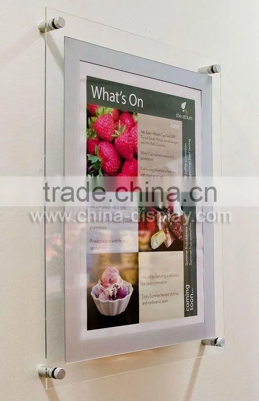 A1 A2 A3 A4 Acrylic Plastic Poster Frame Picture Frame