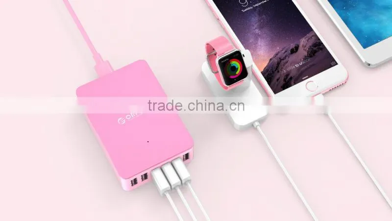 2015 HOT Sell NEW 6 ports desktop charger with Interingent Charging IC CSE-6U