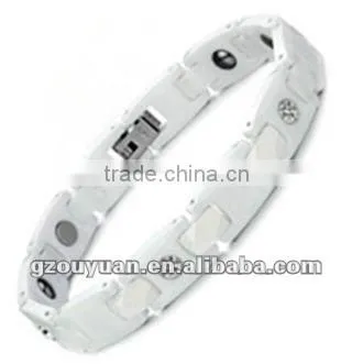 Amazing design simple style white ceramic bracelet