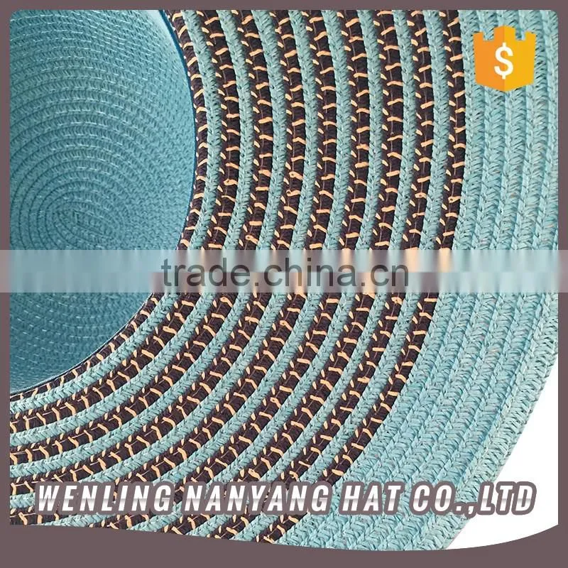 Wholesale Summer Blank Custom Floppy Straw Lady Hat Women Straw Hat for Sale