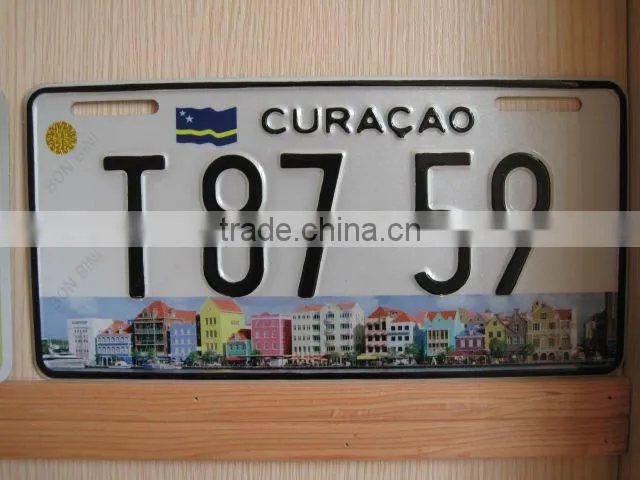 vehicle license plate