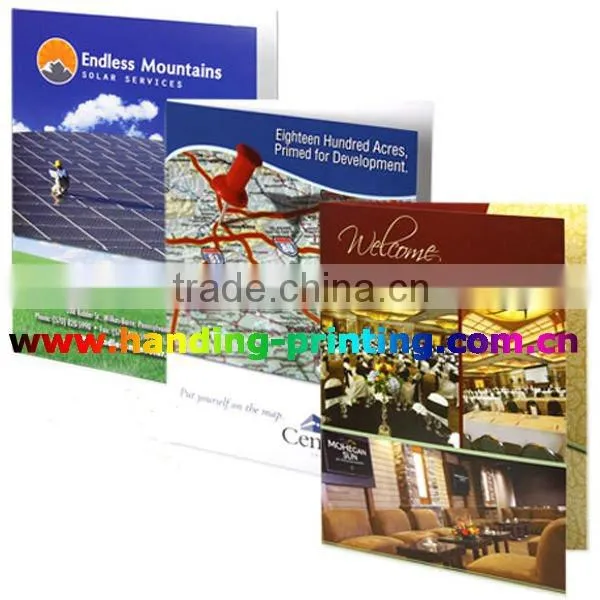 Presentation folder with pocket
