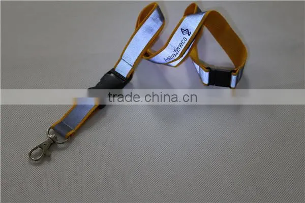 polyester reflective lace printed Lanyard