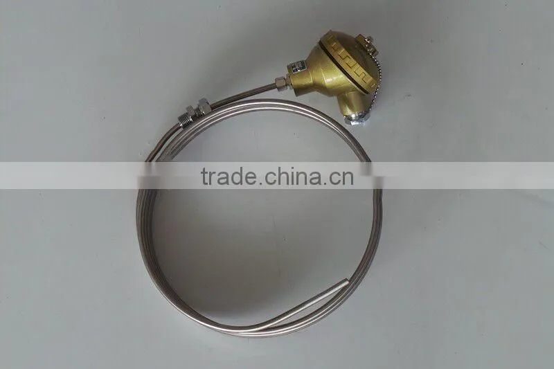 WRNK-131k type pt100 Armored thermocouple temperature sensor