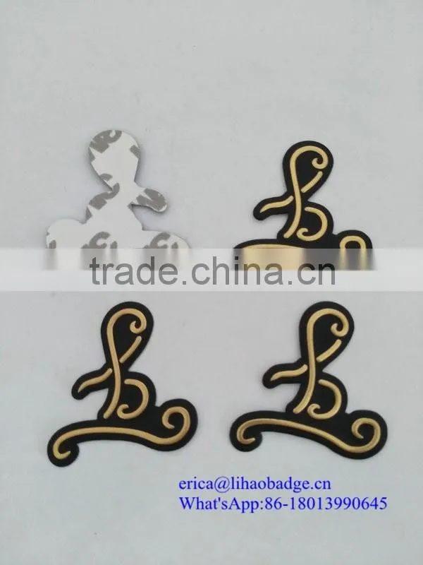 Custom plastic adhesive sticker logo