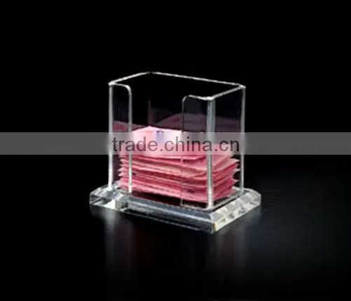 Acrylic wet tissue holder