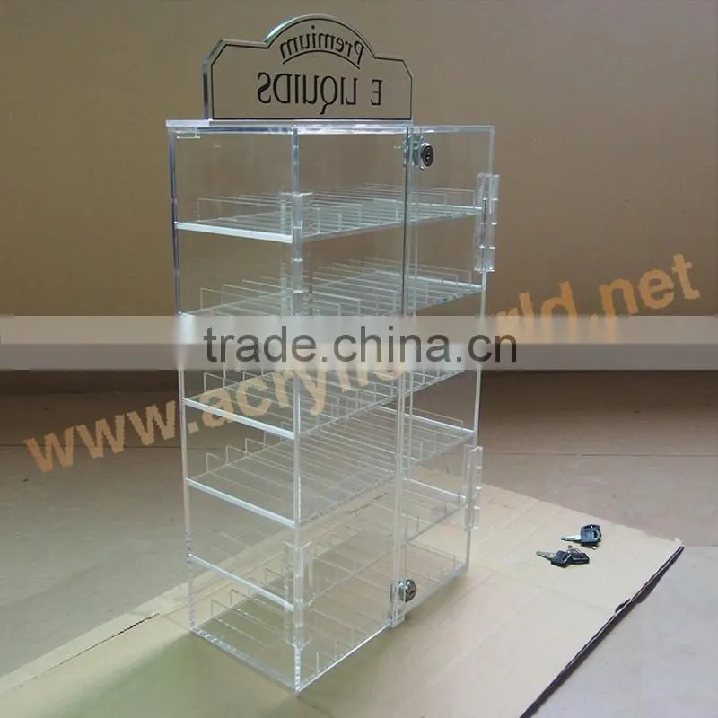 3 tier 24 holes stand e cigarette display cabinet